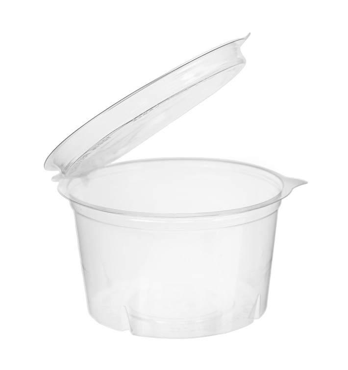 Plastic Container APET Round shape Transparente 400ml Ø12cm (480 Units)