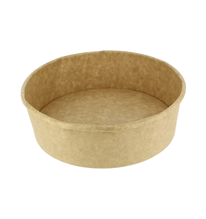 Paper Soup Bowl Kraft-Kraft 33Oz/1000ml Ø18,6cm (50 Units)