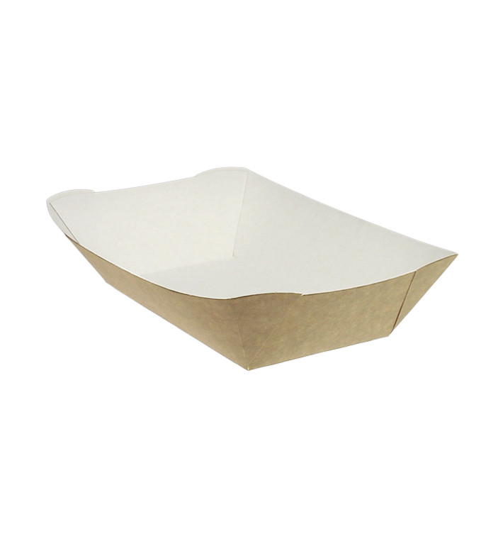 Paper Food Boat Tray Kraft 780ml 15,5x9x5,5cm (450 Units)