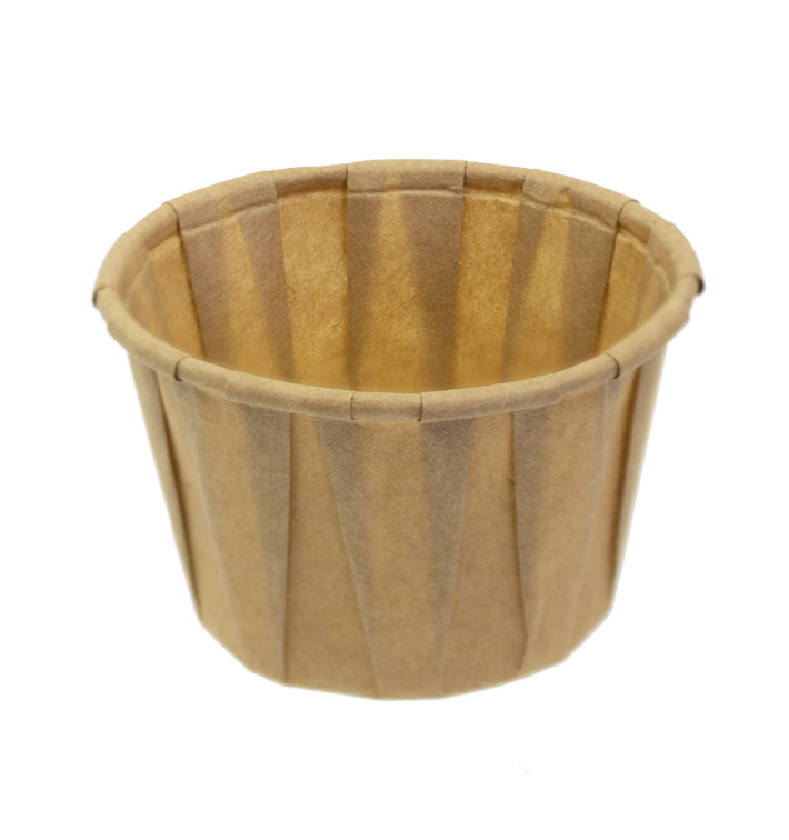 Pleated Kraft Paper Souffle Cup 60ml (5000 Units)  