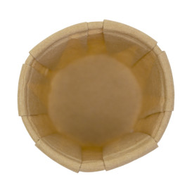 Pleated Kraft Paper Souffle Cup 22ml (250 Units)  