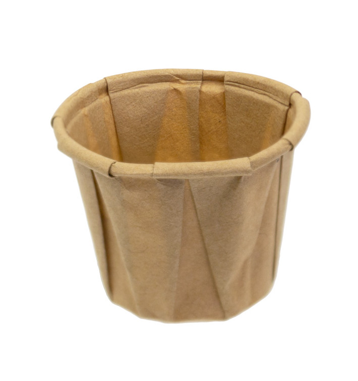 Pleated Kraft Paper Souffle Cup 22ml (5000 Units)  