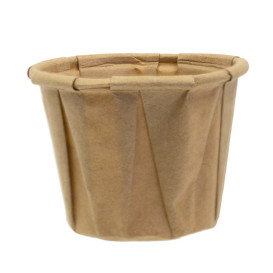 Pleated Kraft Paper Souffle Cup 22ml (250 Units)  