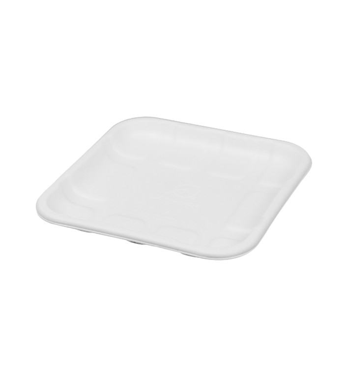 Sugar Cane Tray 14,1x14,1cm (50 Units) 