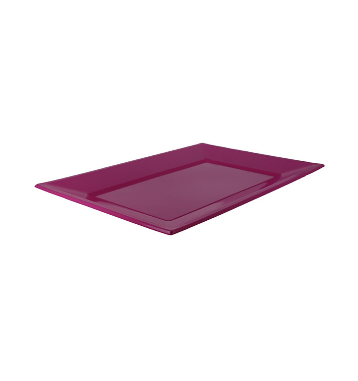 Plastic Tray Fuchsia 33x22,5cm (25 Units) 