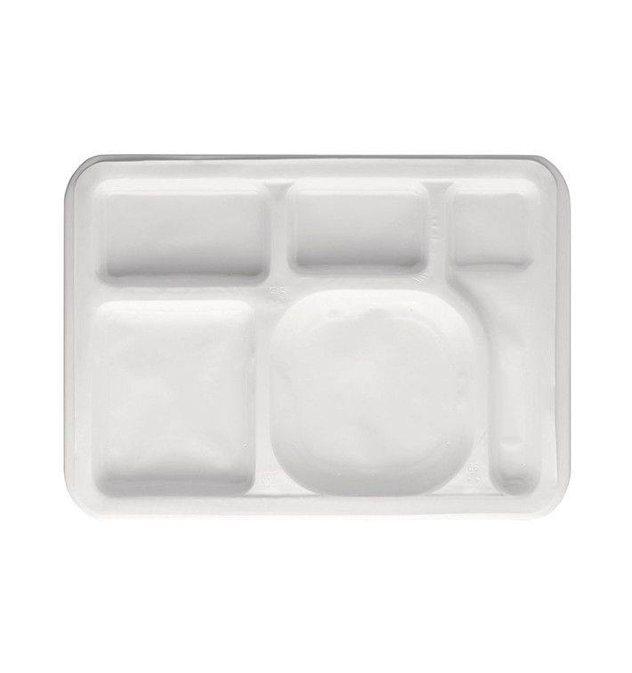 Plastic Compartment Tray Insert White 47x35cm (500 Units)  