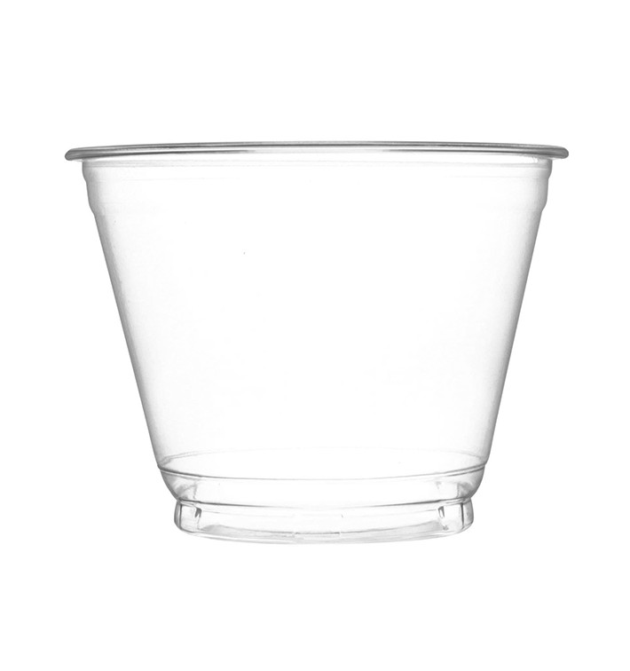 Plastic Container PET Crystal 270ml Ø9,3cm (1000 Units)