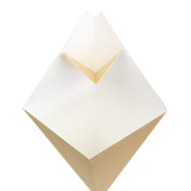 Paper Dipping Cone Kraft 27cm 250g (1.200 Units)