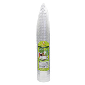 Plastic Stemmed Flute Sparkling Wine White 120ml 2P (200 Units)