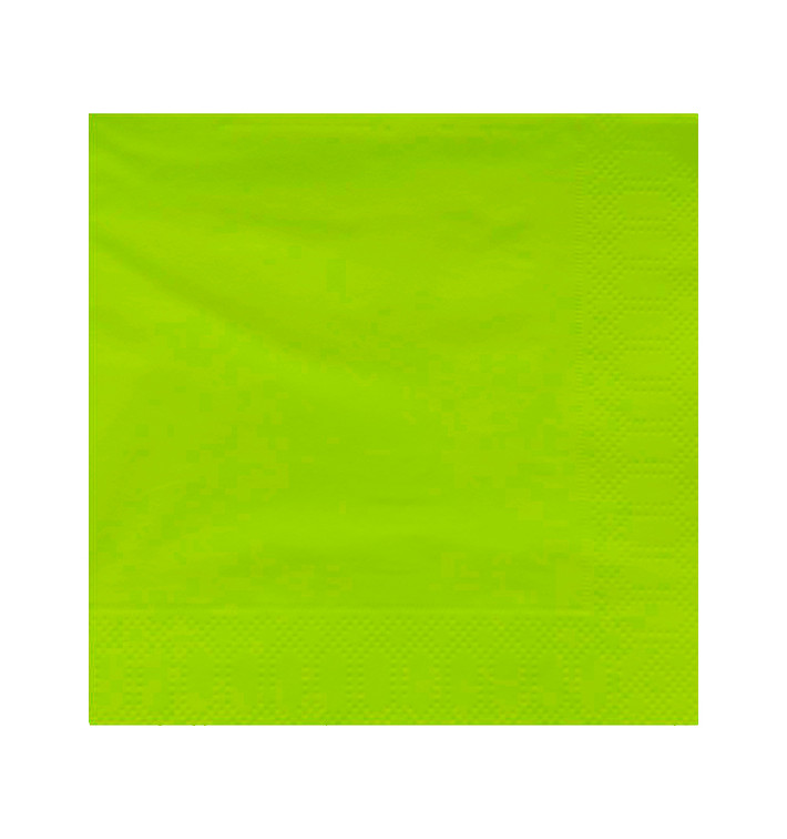 Paper Napkin Micropoint Green 20x20cm 2C (100 Units)