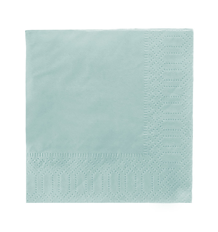 Paper Napkin Edging Light Blue 20x20 2C (100 Units)