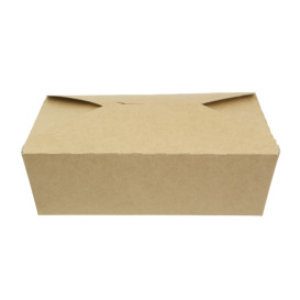 American Box Kraft 19,7x14x6,5cm 1800ml (25 Units)