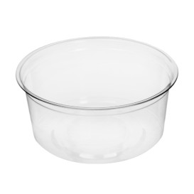 Tub Deli Container PLA Clear Compostable 355ml (500 Units)