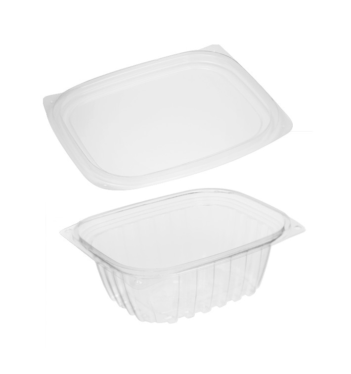 Cornstarch Deli Container with Lid PLA Compostable 355ml (100 Units)