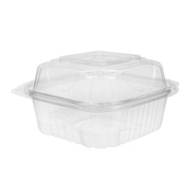 Clamshell Deli Container PLA 15,0x15,0x7,5cm (240 Units)