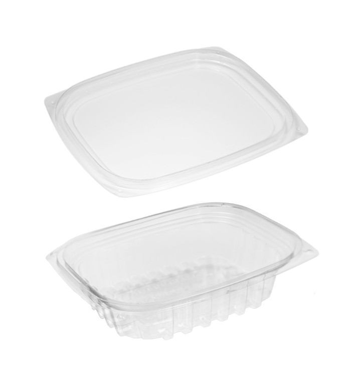 Cornstarch Deli Container with Lid PLA Compostable 235ml (100 Units)