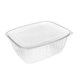 Cornstarch Deli Container with Lid PLA Compostable 1890ml (200 Units)