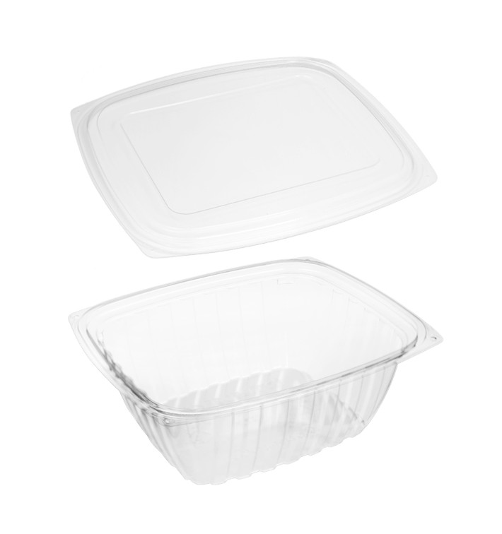 Cornstarch Deli Container with Lid PLA Compostable 940ml (200 Units)