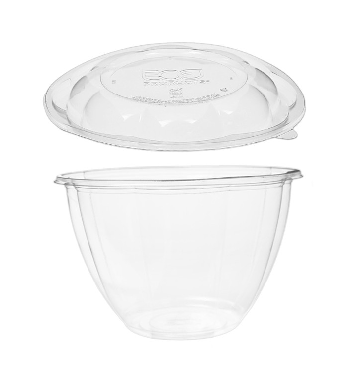 Salad Bowl with Lid PLA 1420ml (150 Units)