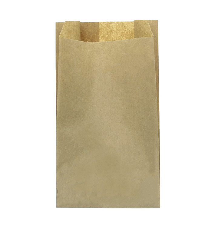 Paper Food Bag Kraft 14+7x24cm (1.000 Units)