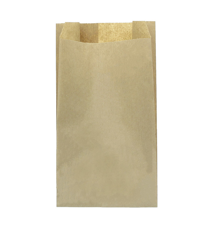 Paper Food Bag Kraft 25+8x42cm (100 Units)  