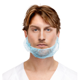 Disposable Beard Cover "TST" PP Blue (1.000 Units)