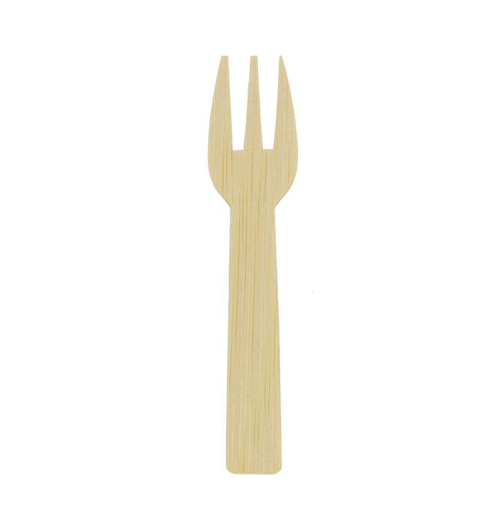 Bamboo Tasting Mini Fork 7,5cm (1.200 Units)