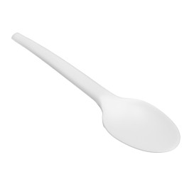 Cornstarch Spoon Biodegradable CPLA White 16,5cm (1.000 Units)