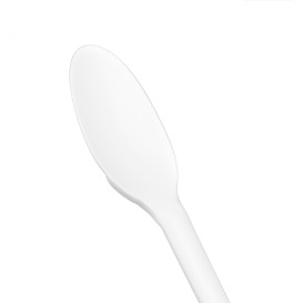 Cornstarch Spoon Biodegradable CPLA White 16,5cm (1.000 Units)