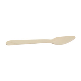 Wooden Teaspoon Wrapped 11cm (25 pcs)