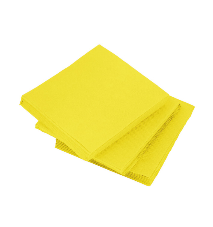 Paper Napkin Micropoint Yellow 20x20cm 2C (3.240 Units)