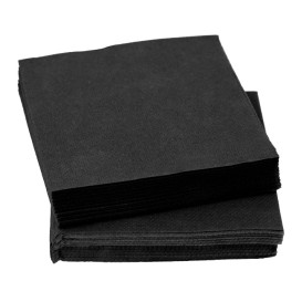 Paper Napkin Micropoint Black 20x20cm 2C (100 Units)  