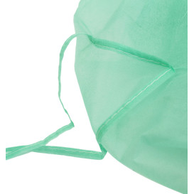 Disposable Lab Coat TST PP Tie Belt Back Closure Green XL 20gr (10 Units) 