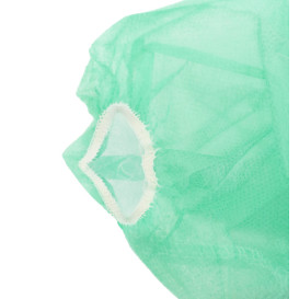 Disposable Lab Coat TST PP Tie Belt Back Closure Green XL 20gr (10 Units) 