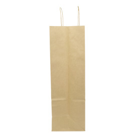 Paper Bag with Handles Kraft Hawanna 100g/m² 46+16x49cm (50 Units) 