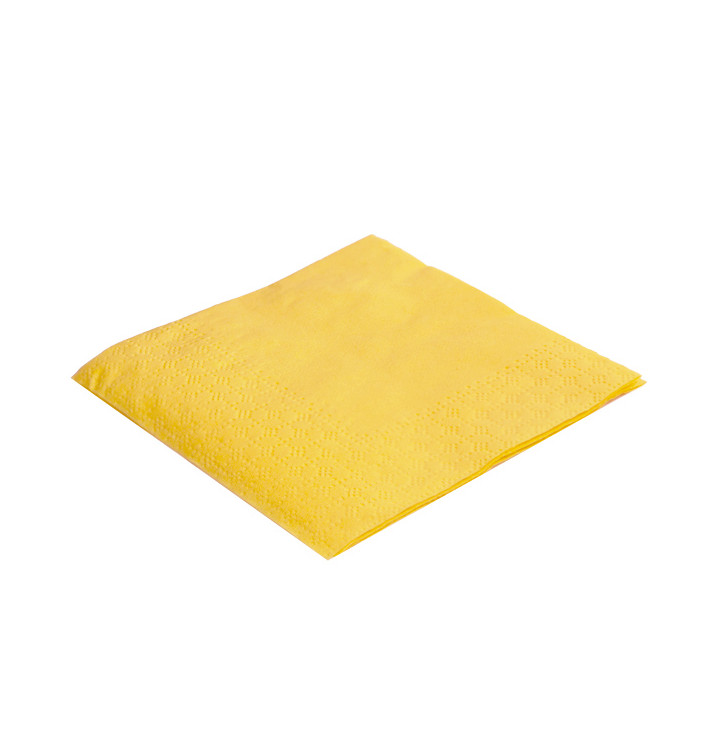 Paper Napkin Yellow 20x20cm (6.000 Units)