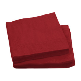 Paper Napkin Burgundy 20x20cm 2C (6.000 Units)