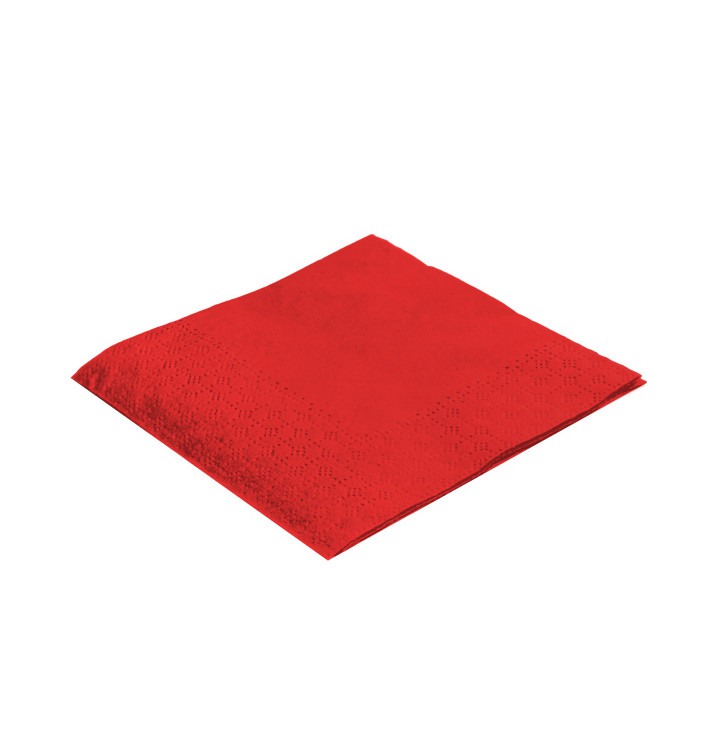 Paper Napkin Red 20x20cm (6.000 Units)