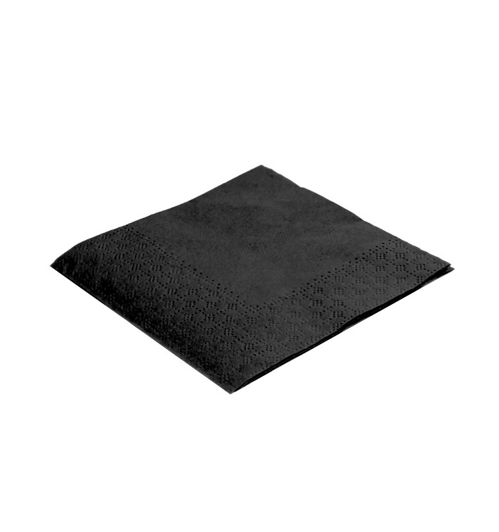 Paper Napkin Black 20x20cm 2C (6.000 Units)