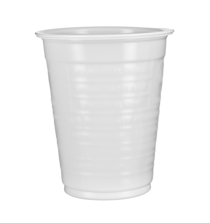 Plastic Cup PS White 200ml Ø7,0cm (3.000 Units)