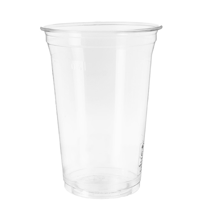 Cornstarch Cup PLA Bio Clear 550ml Ø9,5cm (1120 Units)