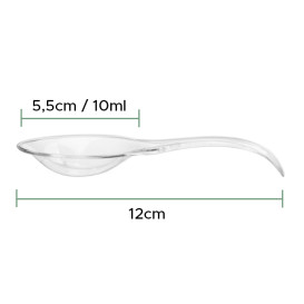 Tasting Spoon PS "Single-Dose" Clear 12 cm (30 Units) 