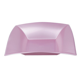 Plastic Plate Deep Violet "Nice" Pearl PP 18 cm (300 Units)