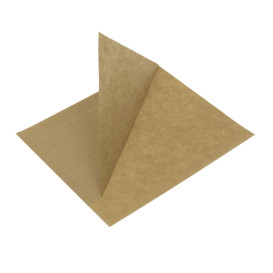 Paper Bag Grease-Proof Opened 15x13/10cm Natural (6000 Units)