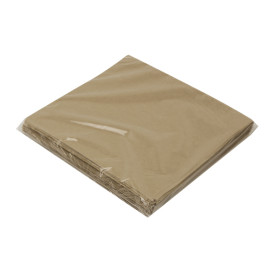 Paper Bag Grease-Proof Opened 15x13/10cm Natural (6000 Units)