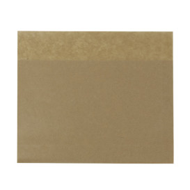 Paper Bag Grease-Proof Opened 15x13/10cm Natural (6000 Units)