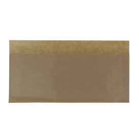 Paper Deli Wrap Grease-Proof Natural 25x13/10cm (100 Units)  