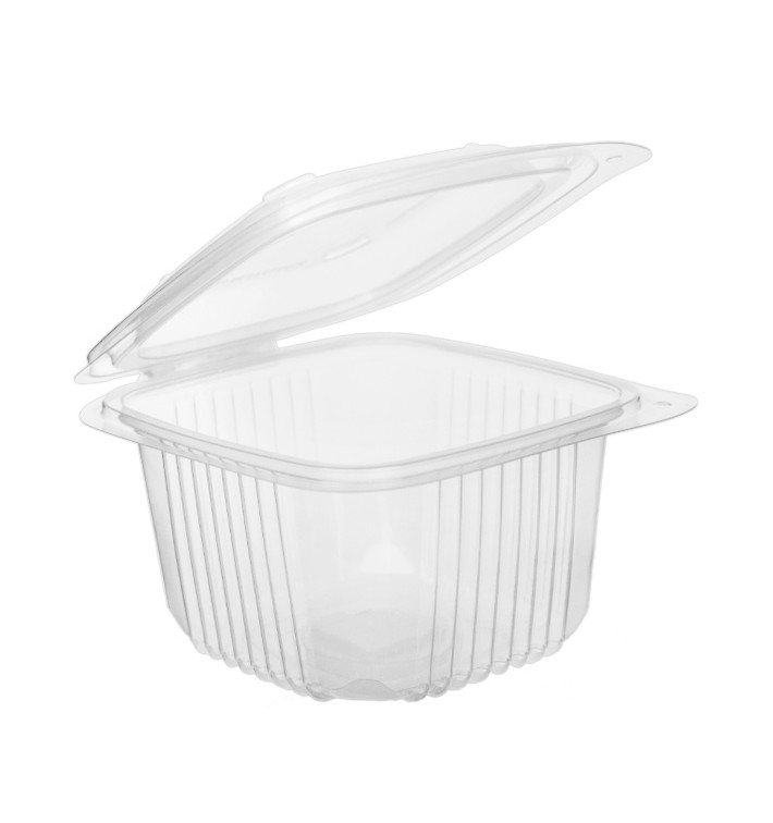 Plastic Container Microwave PP Transparente 375ml 12,3x11,4cm (50 Units) 