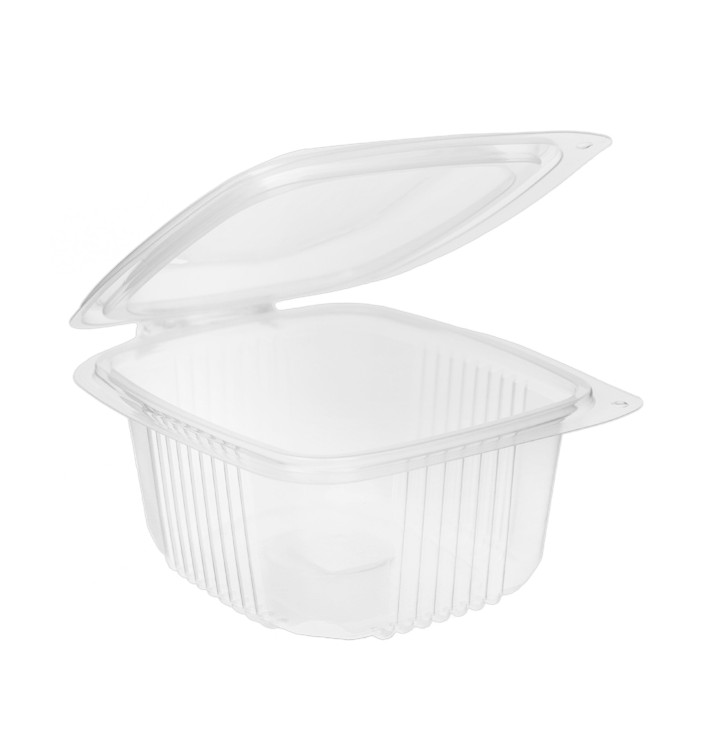 Plastic Container Microwave PP Transparente 500ml 14,2x12,3cm (50 Units) 