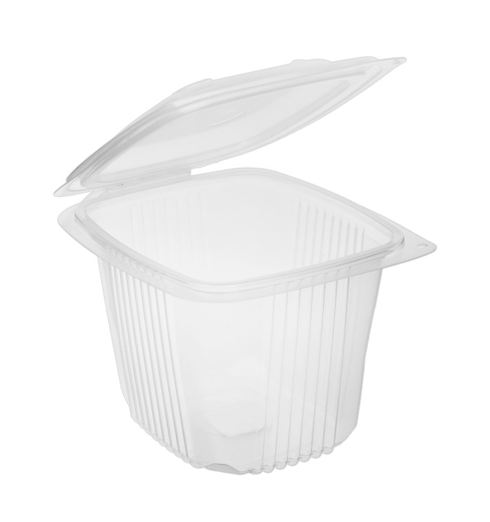 Plastic Container Microwave PP Transparente 750ml 14,2x12,3cm (600 Units)